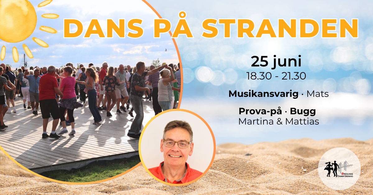 Dans på stranden 25 juni